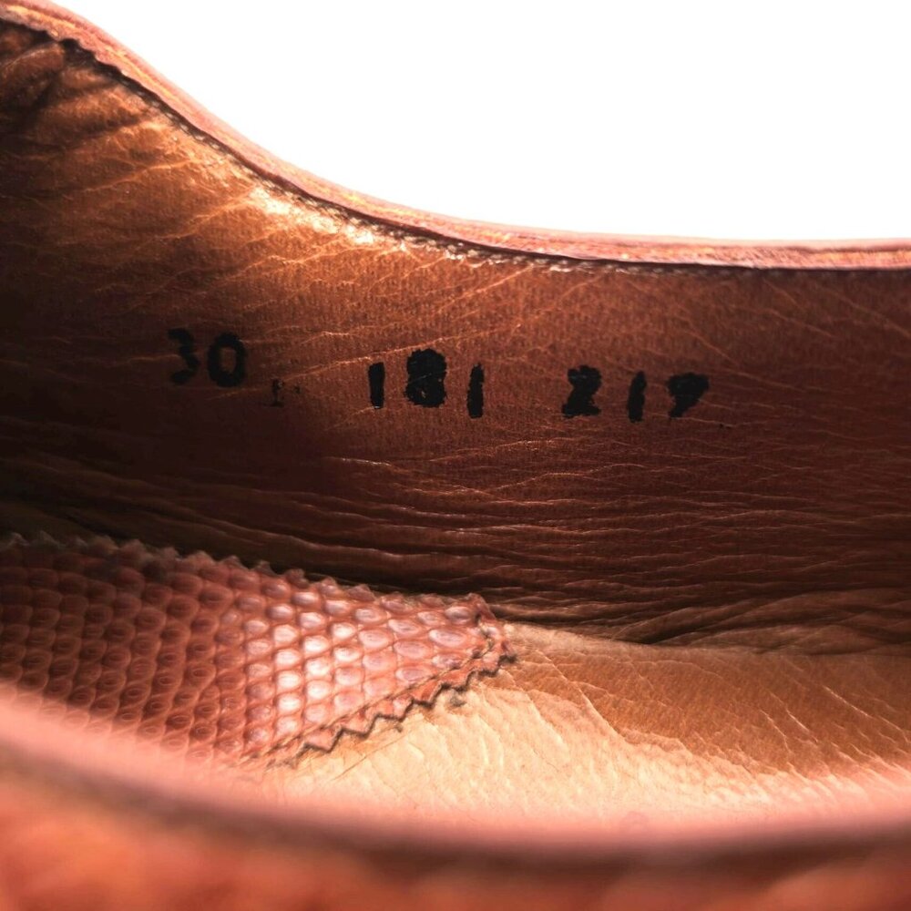 NEW Exotic Teju Lizard Monk Strap Loafers Mens 11.5 PALOMINO Dress Shoes Mexico - Picture 12 of 14